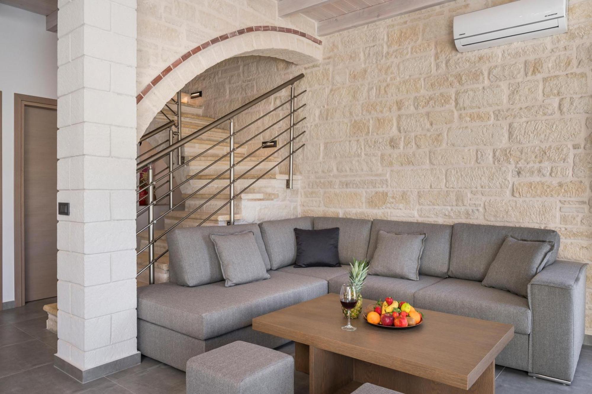 Sun Flower Villas With Sea View Agia Marina Exteriör bild