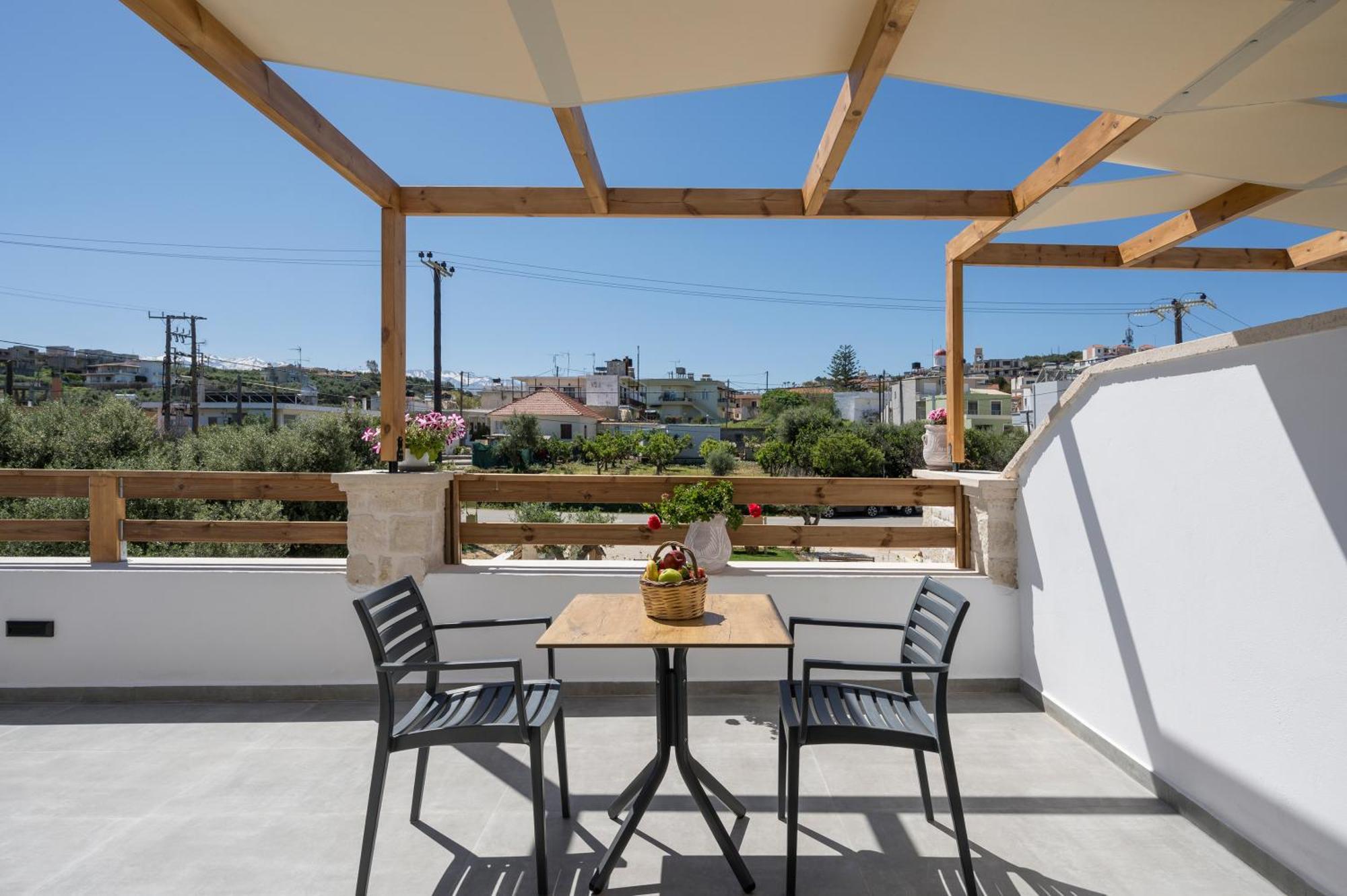 Sun Flower Villas With Sea View Agia Marina Exteriör bild