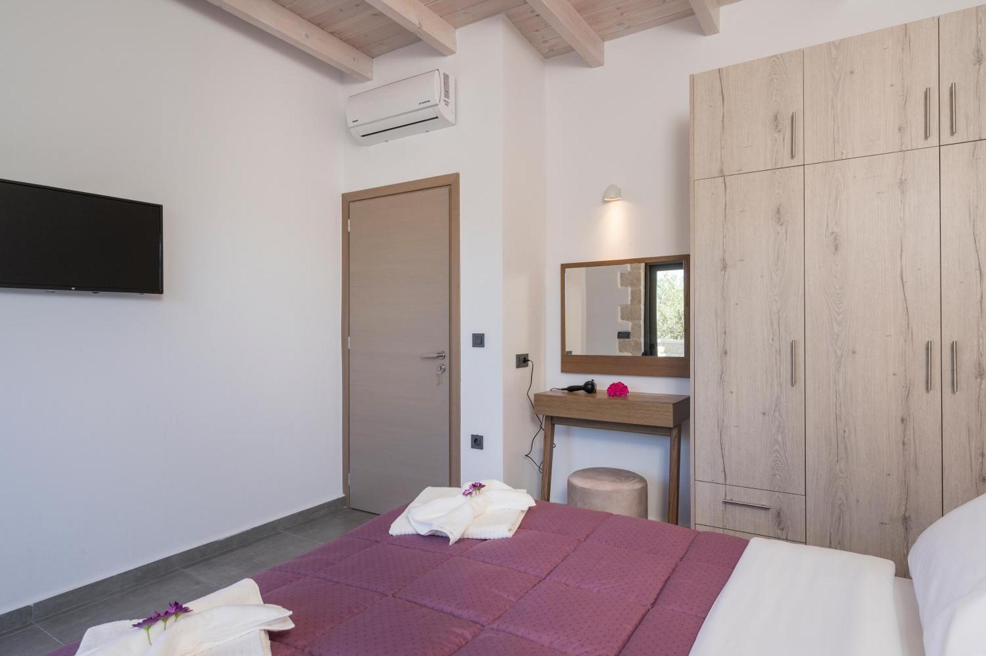 Sun Flower Villas With Sea View Agia Marina Exteriör bild