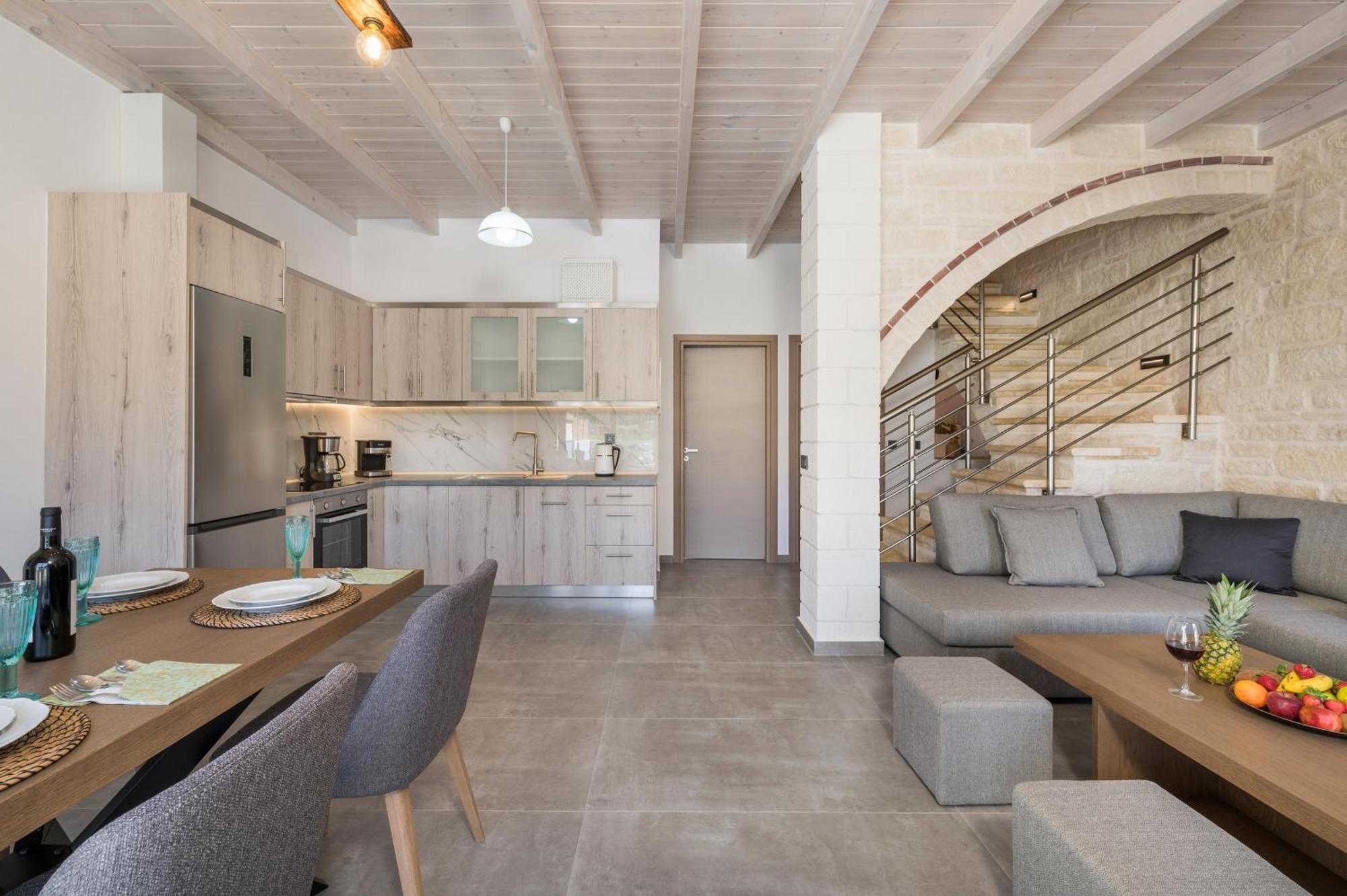 Sun Flower Villas With Sea View Agia Marina Exteriör bild